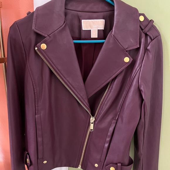 Michael Kors Leather Jacket | Poshmark
